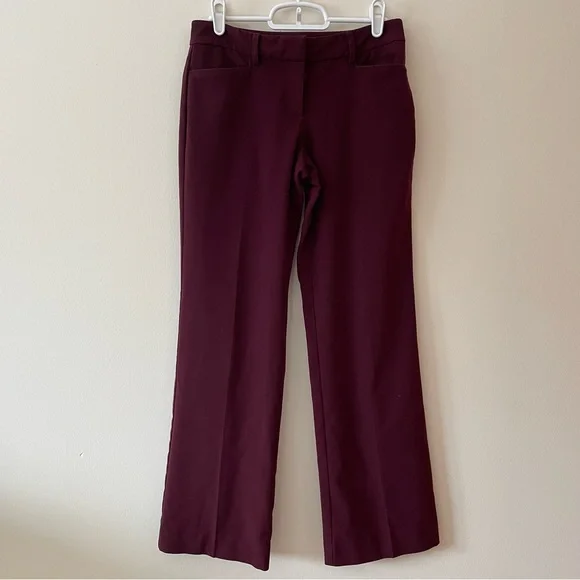 New York & Company | Pants & Jumpsuits | New York And Company Burgundy  Dress Pants | Poshmark